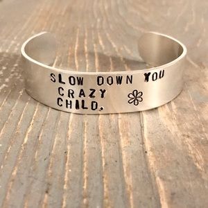 handmade Jewelry - Hand stamped adjustable metal cuff bracelet handmade Jewelry - Hand stamped adjustable metal cuff bracelet